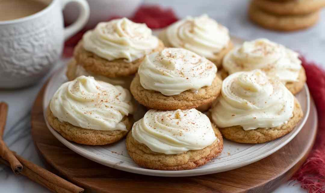 Soft Eggnog Cookies