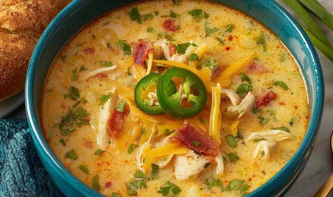 Spicy Jalapeno Popper Chicken Soup