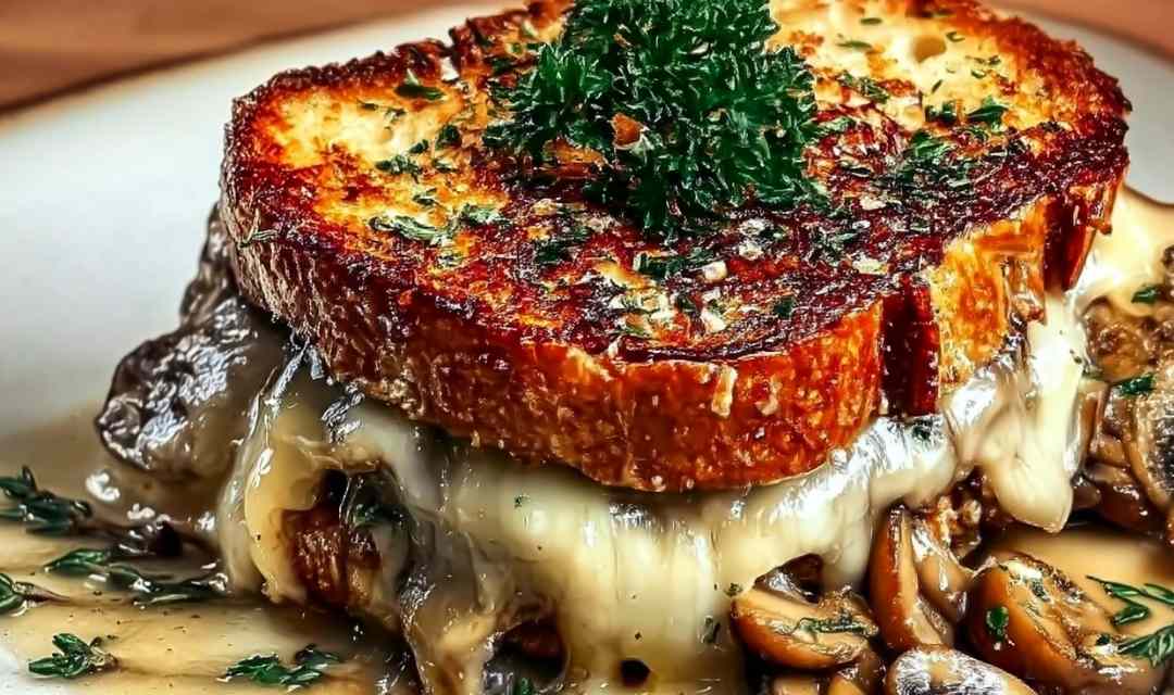 Swiss Mushroom Melt Sandwich