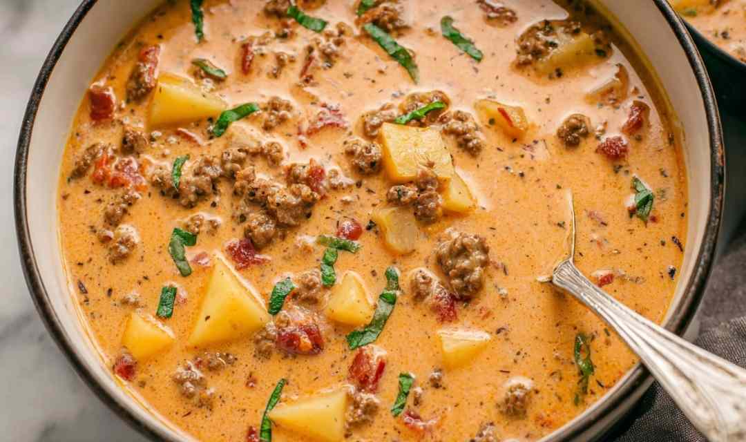 Tuscan Sausage Potato Soup