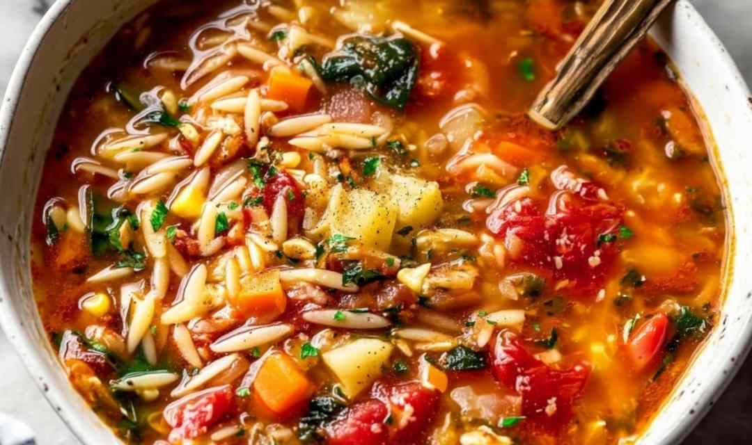 Vegetable Orzo Soup