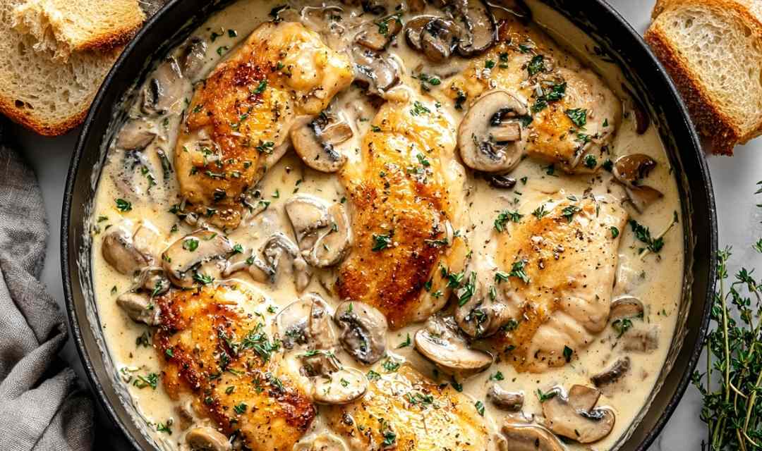Best Chicken in White Wine Sauce Recipe