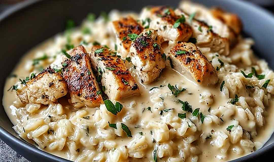 Creamy Chicken Rice Instant Pot