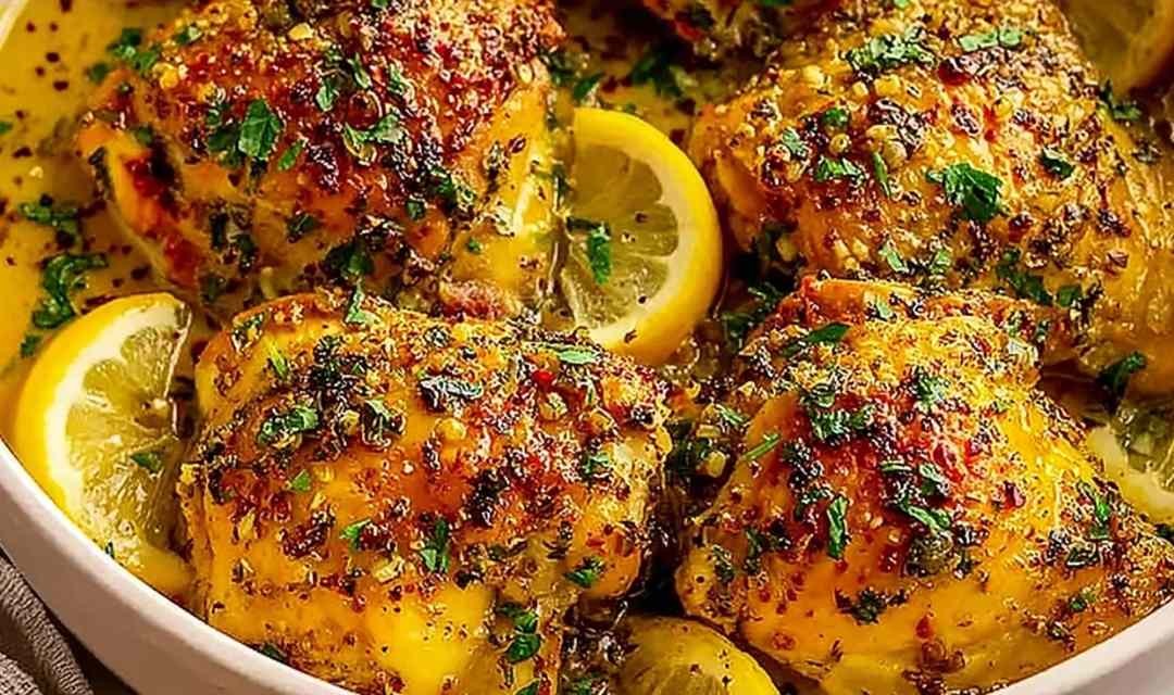 Crockpot Lemon Garlic Chicken