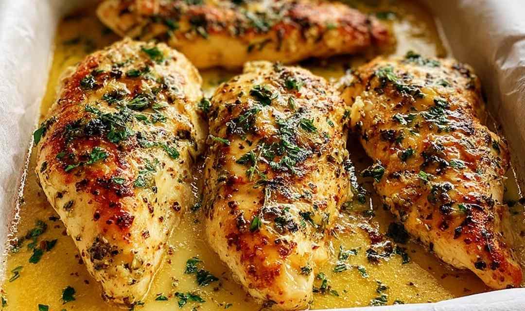 Garlic Butter Baked Chicken Breast