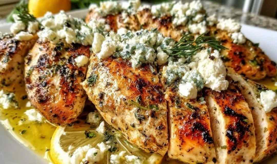 Greek Chicken Lemon Feta