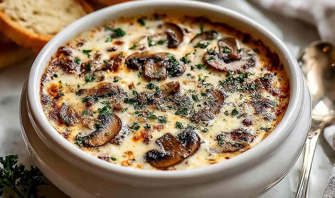 Cottage Cheese Mushroom Soup (High Protein)