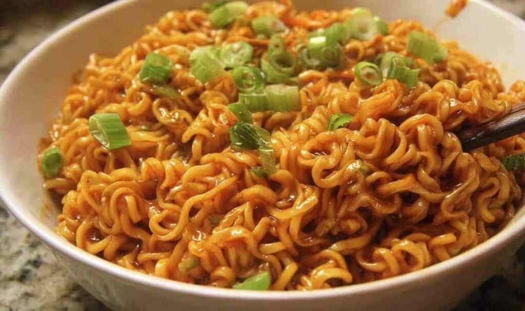 High Protein Vegan Ramen Noodles 5 High protein vegan ramen noodles in a bowl with crispy tofu, bok choy, mushrooms, and savory miso broth