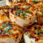 High protein egg white bites in muffin tin with melted cheese and vegetables