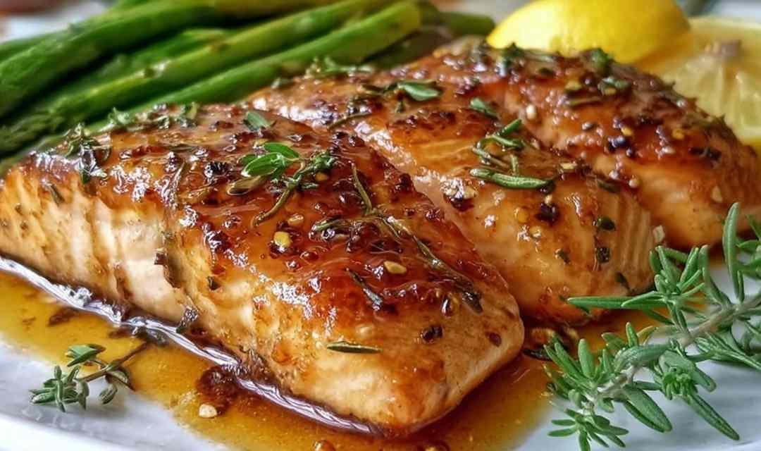 Salmon with Brown Sugar Glaze