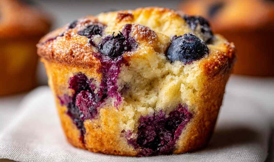Sourdough Blueberry Muffins – Moist and Easy with Discard