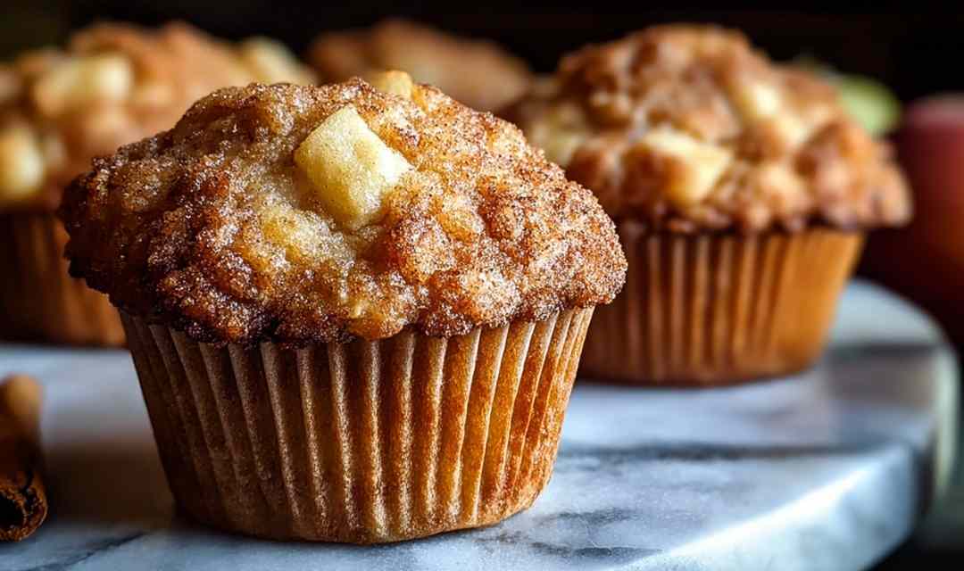 Cinnamon Apple Muffins – Moist, Warm, Bakery-Style