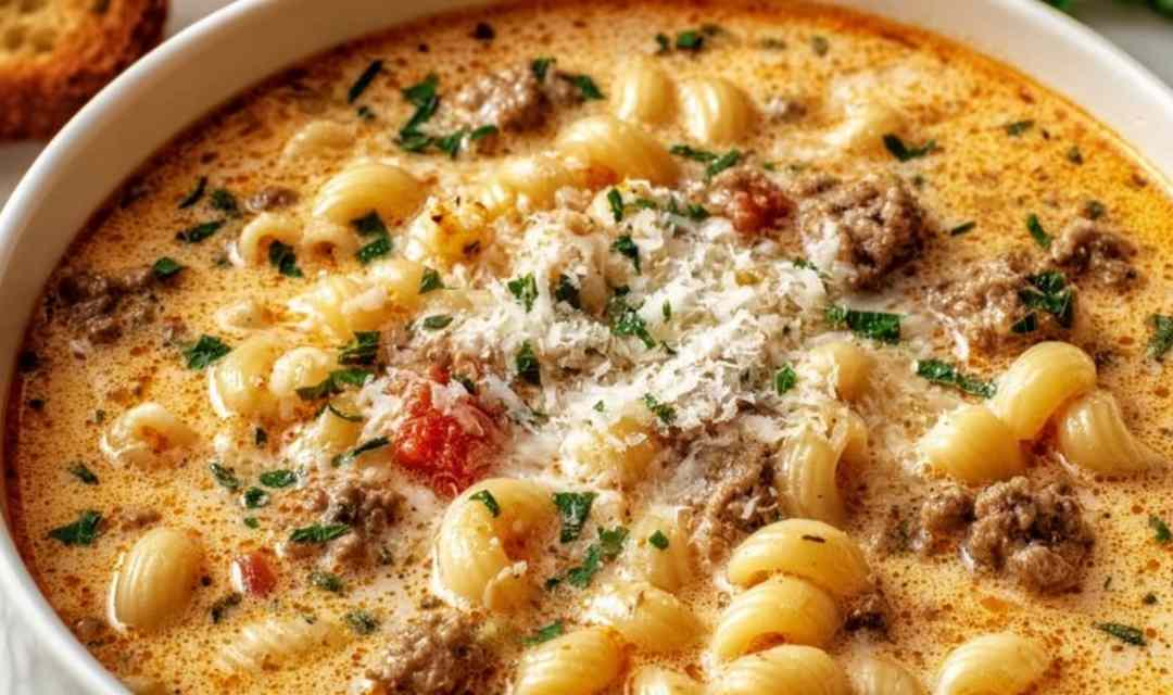 Creamy Parmesan Sausage Soup