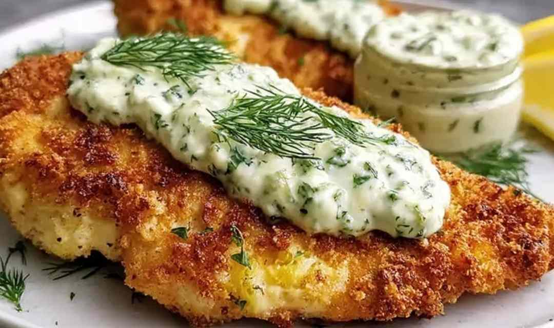 Crispy Dill Pickle Parmesan Chicken