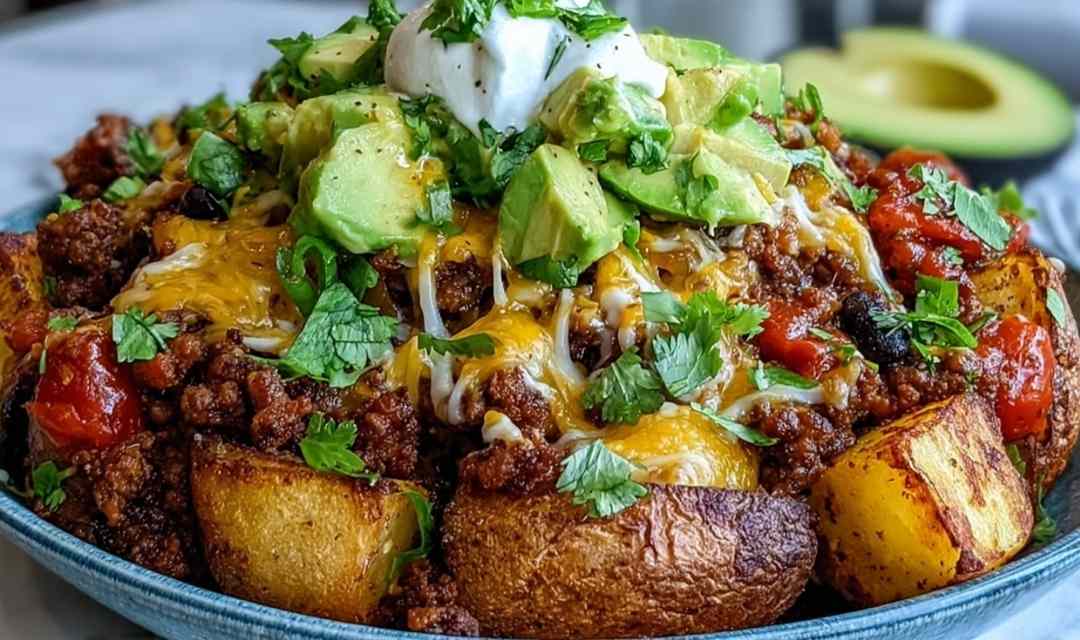 Loaded Potato Taco Bowl