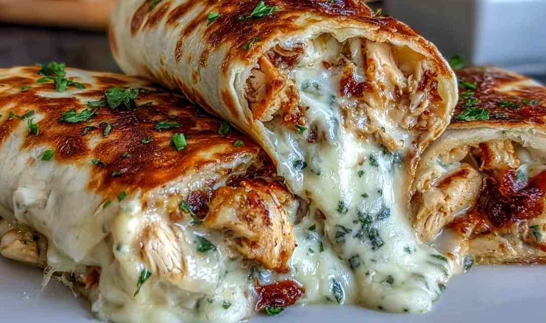 Low carb cheesy garlic chicken in a skillet with melted mozzarella and creamy garlic parmesan sauce