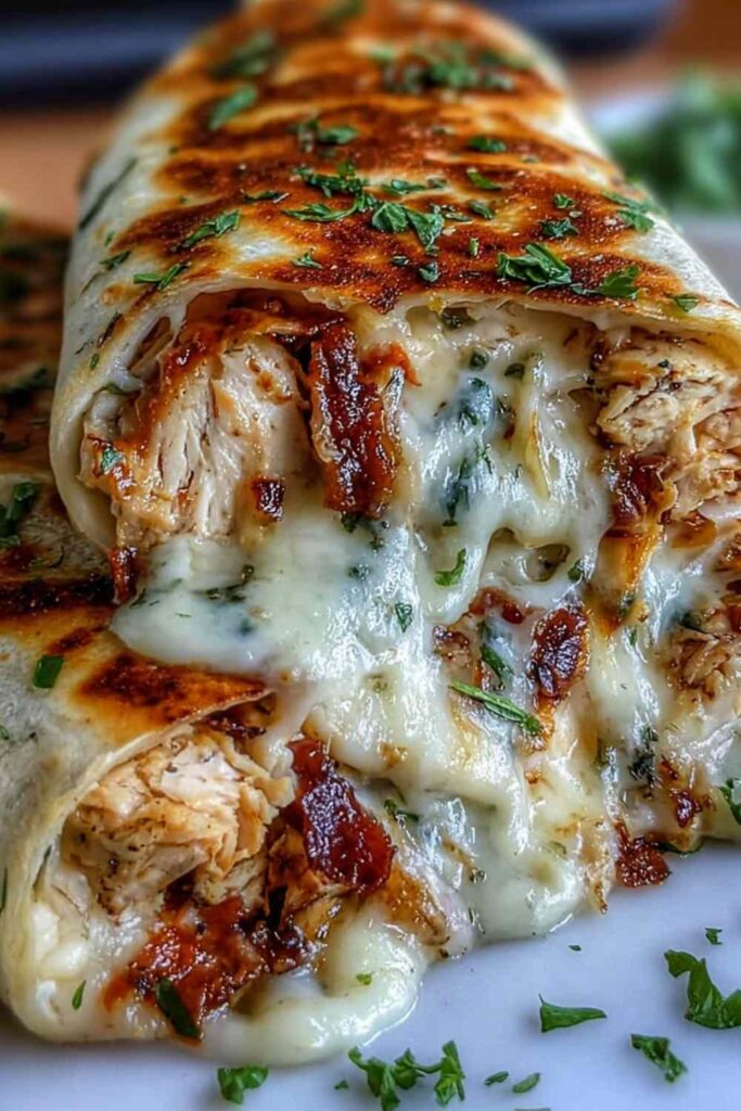 Low carb cheesy garlic chicken in a skillet with melted mozzarella and creamy garlic parmesan sauce