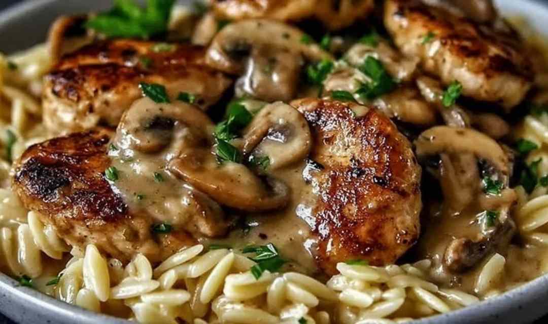 Mediterranean Orzo Skillet