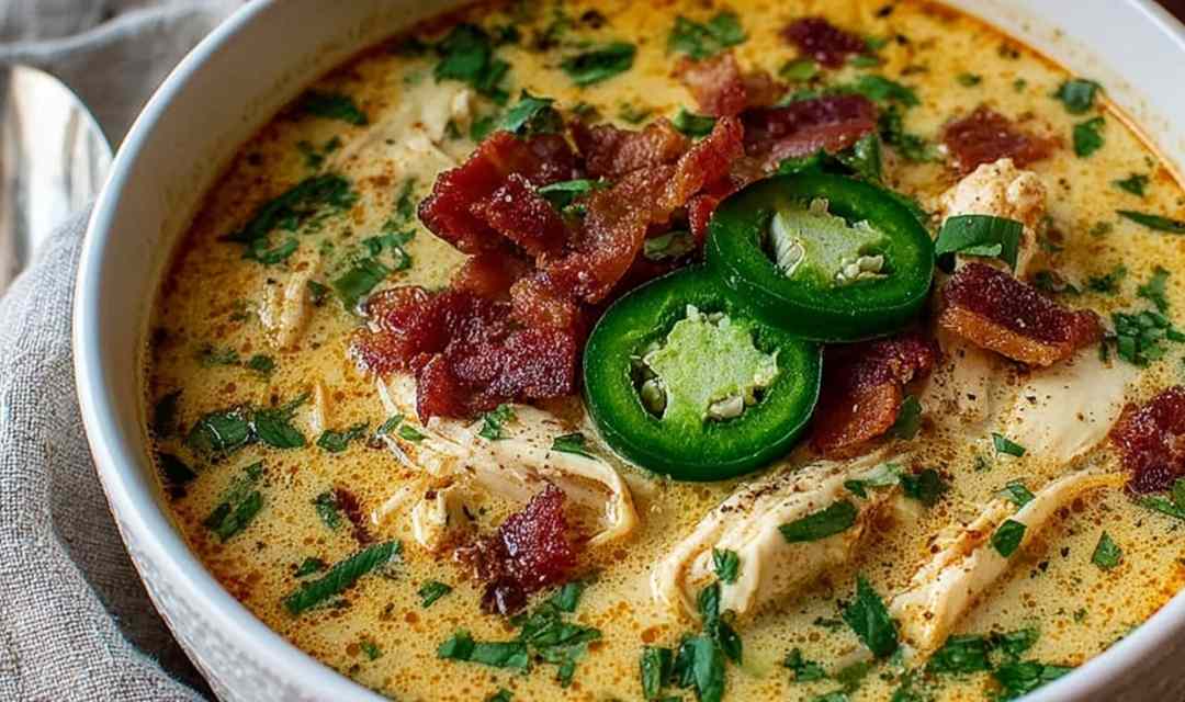 Spicy Jalapeno Popper Chicken Soup