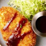 Crispy chicken katsu recipe served with homemade Tonkatsu sauce and steamed white rice