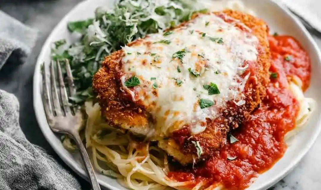 Crispy Chicken Parmesan Recipe with Chicken Thighs
