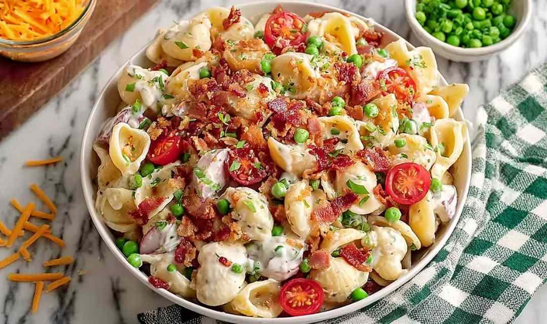 Creamy Beef Ranch Pasta Salad