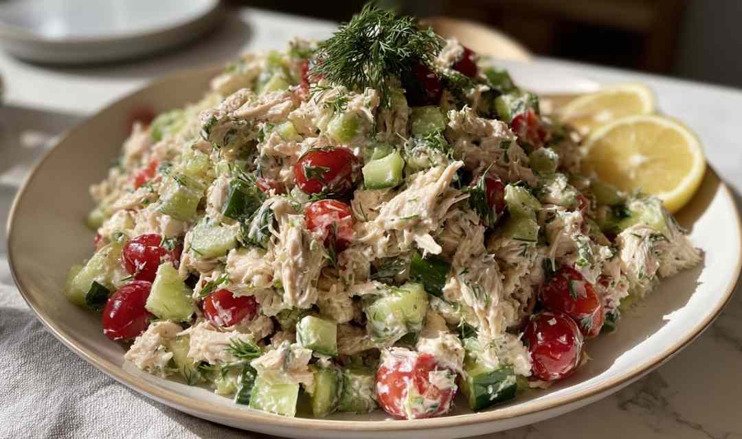 Greek Tzatziki Chicken Salad