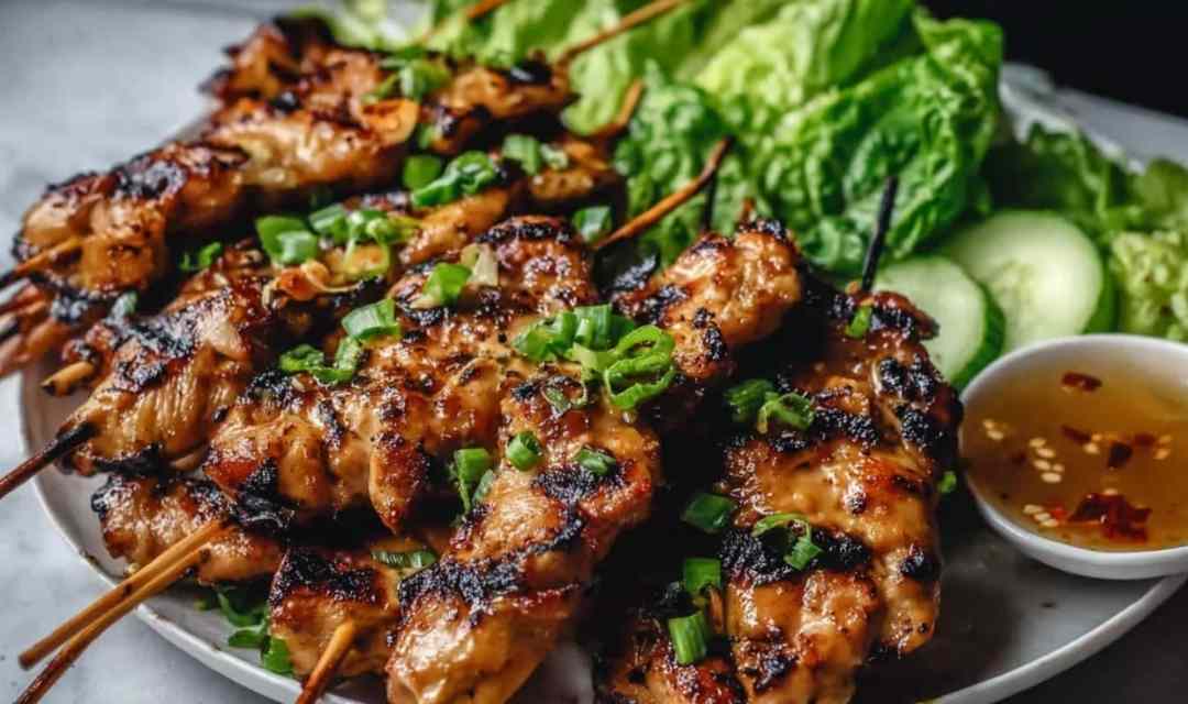 Grilled Vietnamese Chicken (Ga Nuong Sa)