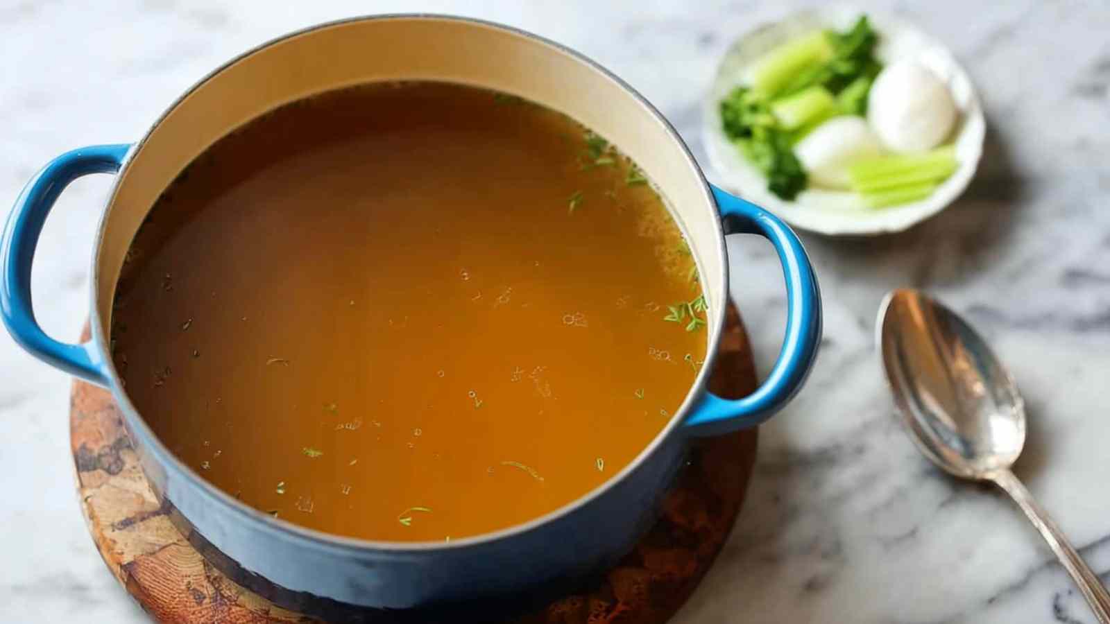 Homemade Chicken Broth from Scratch