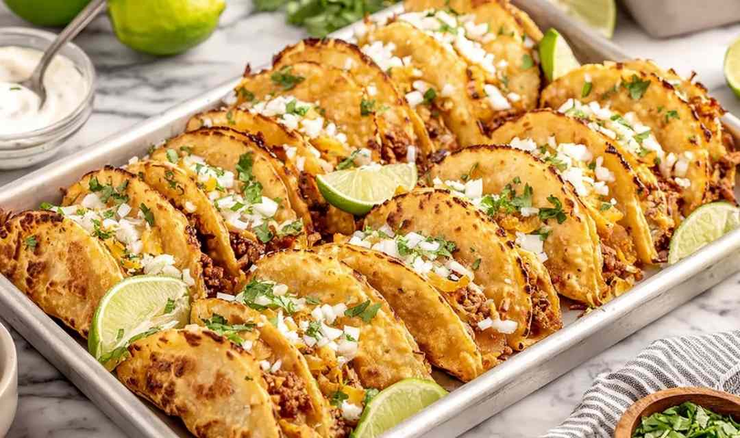 Mini Baked Chicken Tacos