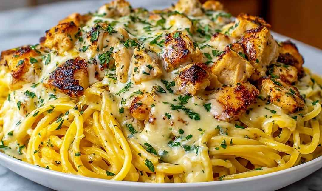Monterey Chicken Spaghetti Pasta