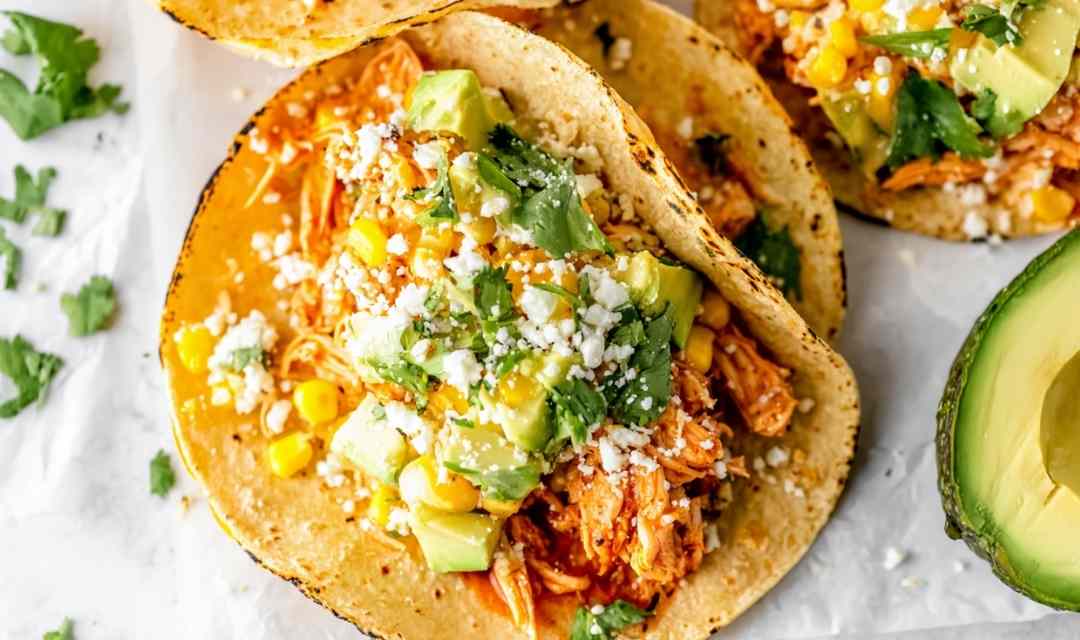 Shredded Chipotle Chicken Tacos