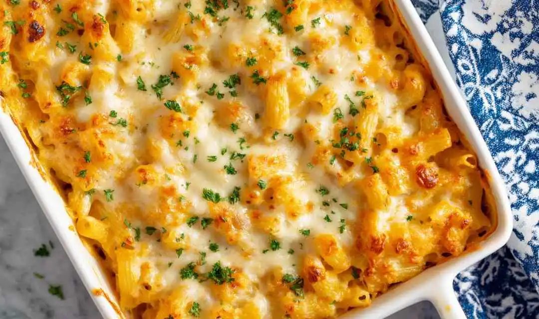 Buffalo Chicken Baked Ziti