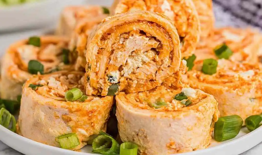 Buffalo Chicken Pinwheels