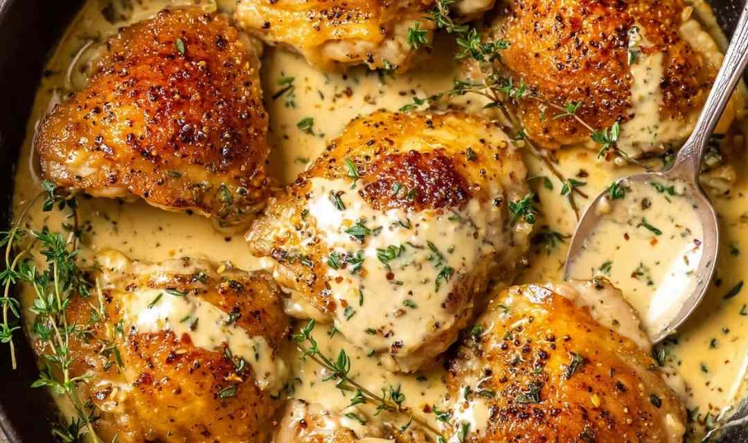 Chicken in White Wine Sauce