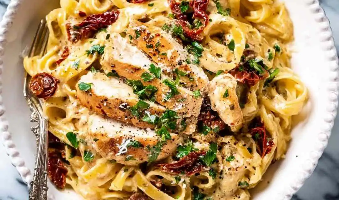 Creamy Crockpot Tuscan Chicken