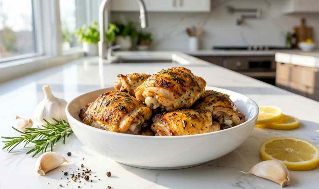 Instant Pot Chicken Thighs Recipe – 28 Grams of Protein!