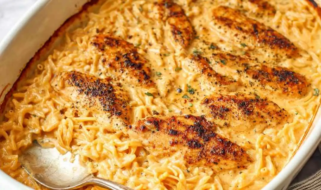 No Peek Chicken and Rice Casserole