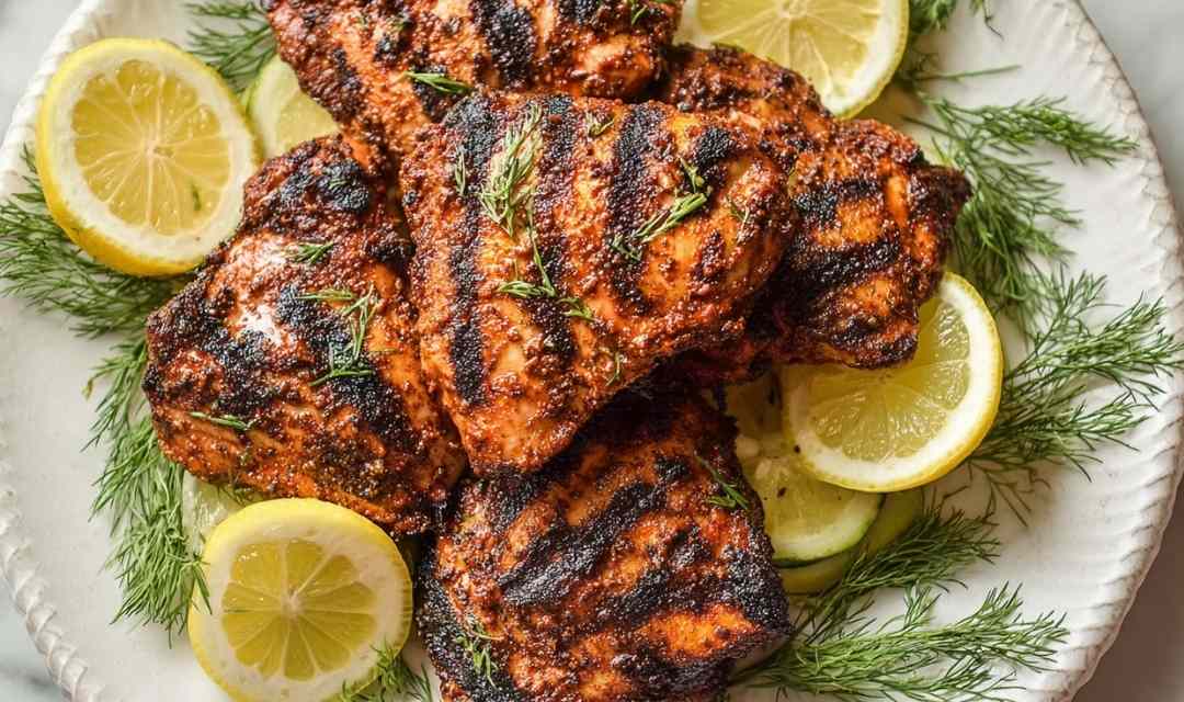 Sumac Yogurt Marinated Chicken Thighs